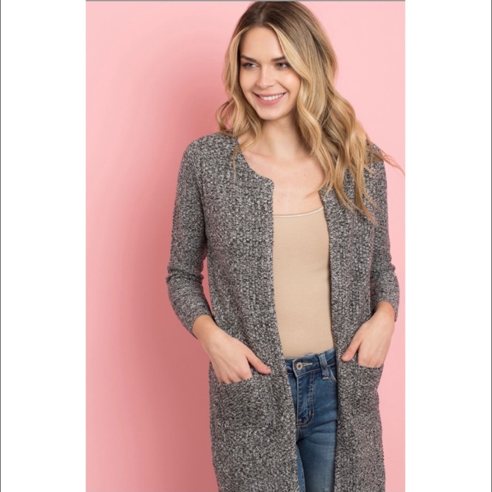 Gray Cardigan - Picture 2 of 4